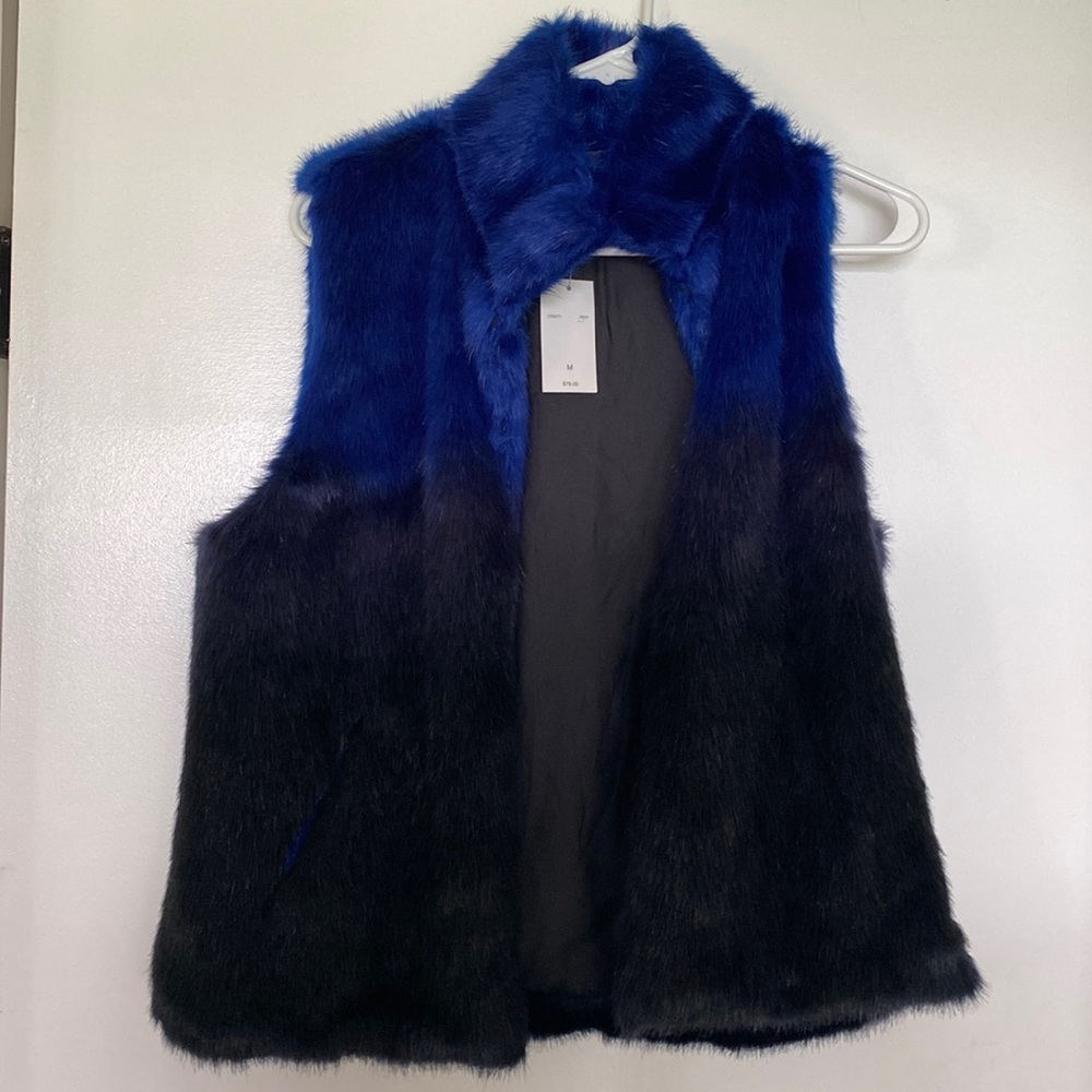Faux fur vest